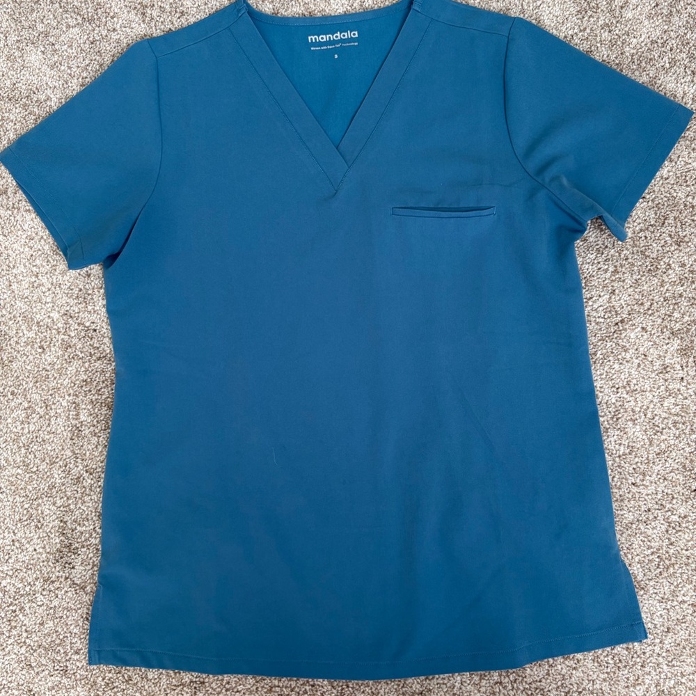 Mandala One- Pocket Scrub Top